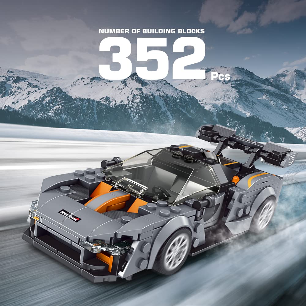 Foto 3 | Molde Para Juguetes De Construcción King Speed Champions Senna Con Vitrina - Venta Internacional.