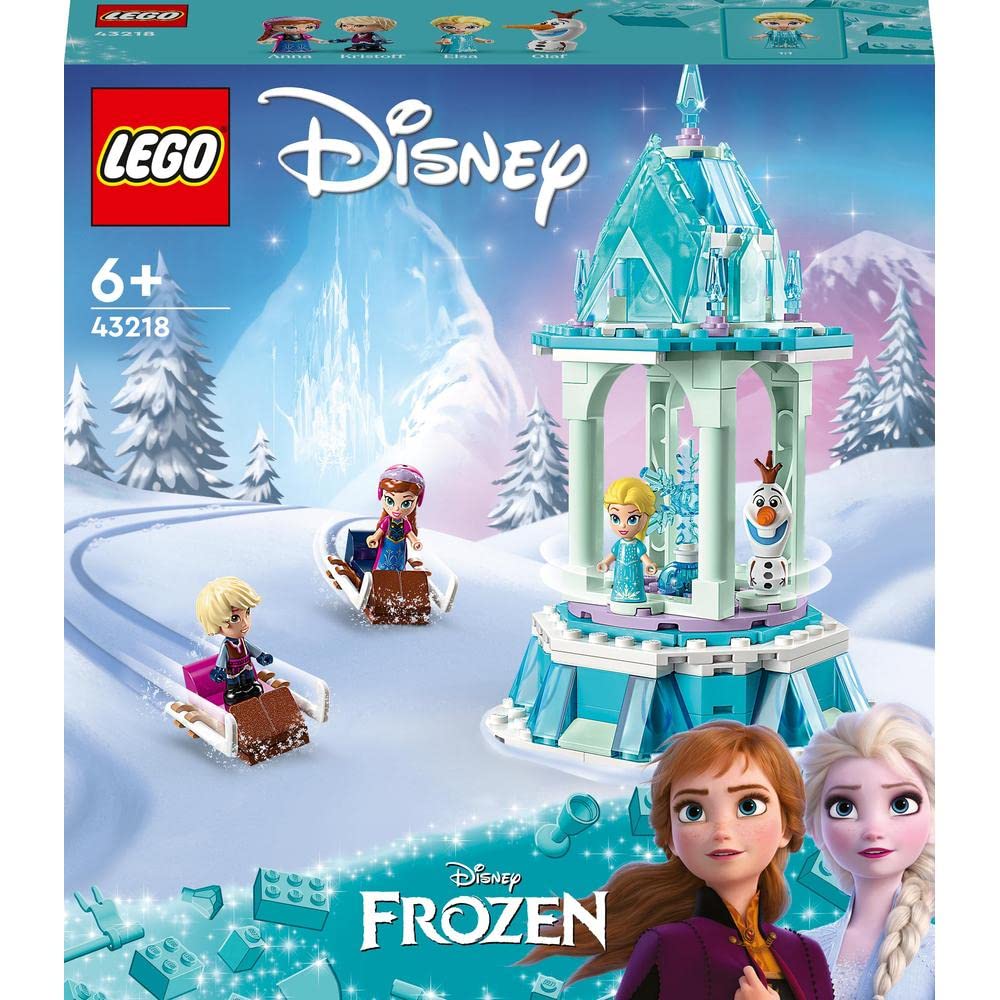 Foto 3 pulgar | Carrusel Mágico De Juguete Lego De La Princesa Disney Anna Y Elsa - Venta Internacional.