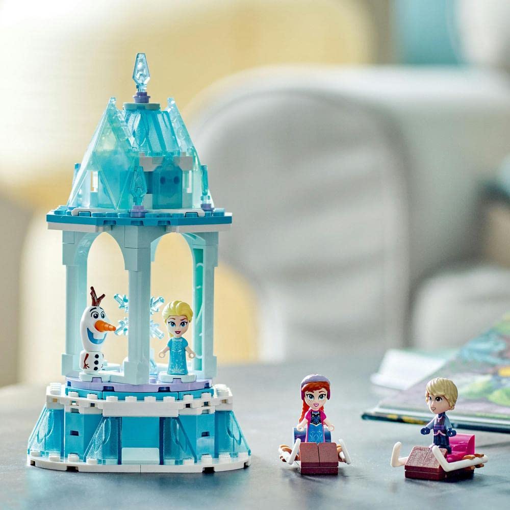 Foto 6 pulgar | Carrusel Mágico De Juguete Lego De La Princesa Disney Anna Y Elsa - Venta Internacional.