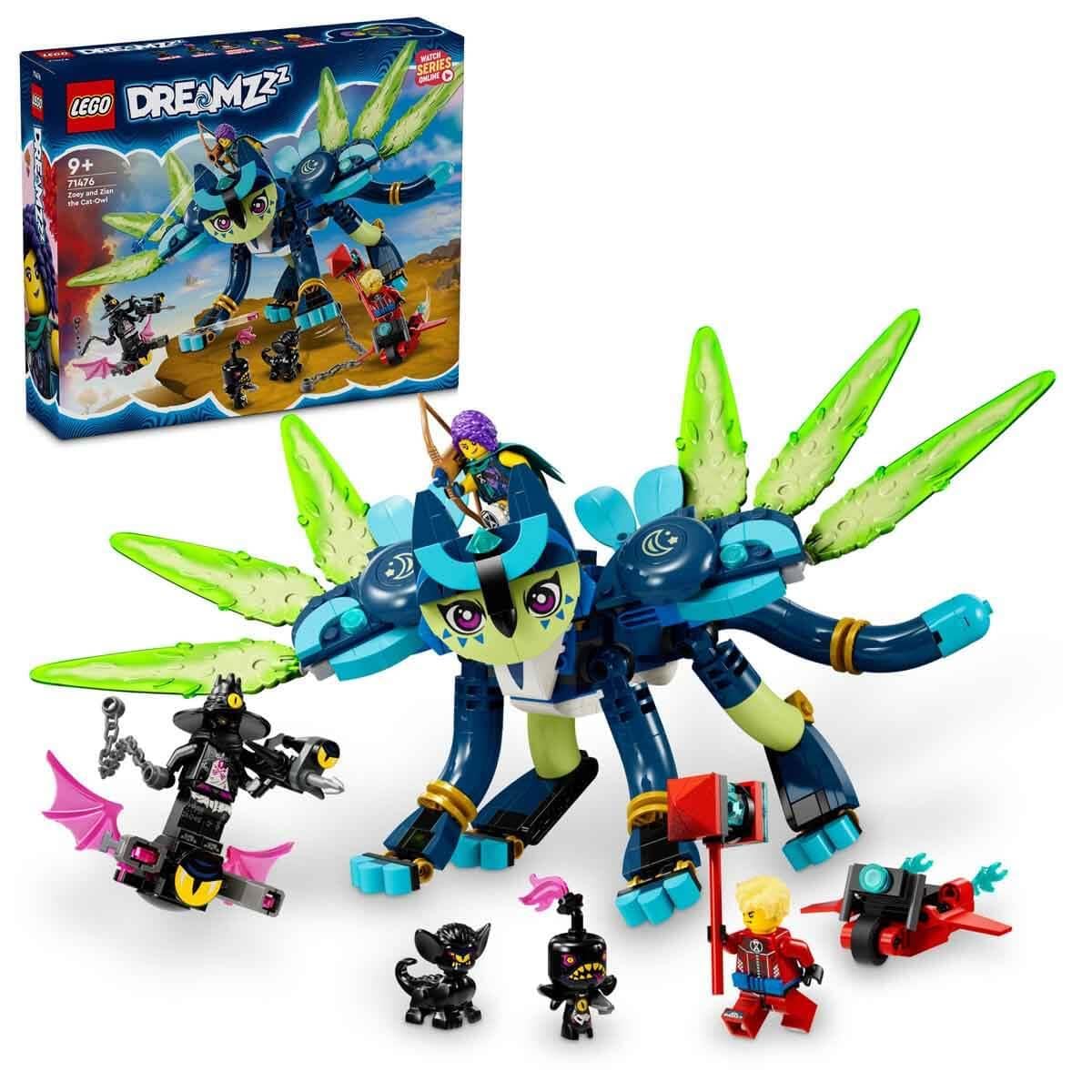 Juguete Lego Dreamzzz Zoey Y El Búho Gato Zian 71476 Con 3 Minifiguras - Venta Internacional.