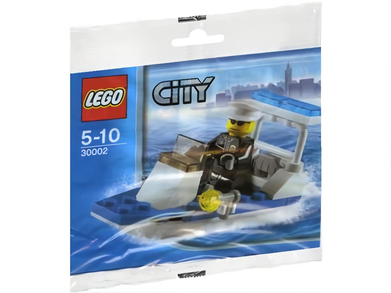 Bote Policial de Construcción Lego City con 30 Piezas - Venta Internacional