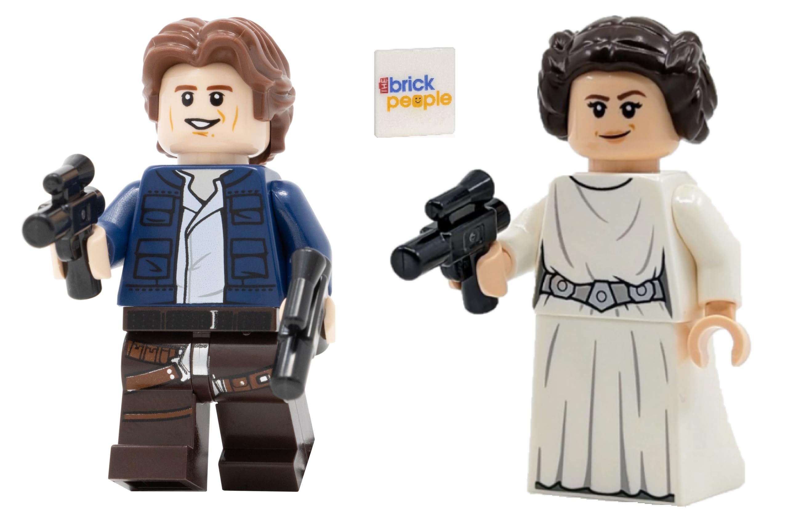 Minifigura Lego Star Wars Han Solo Y La Princesa Leia - Venta Internacional.