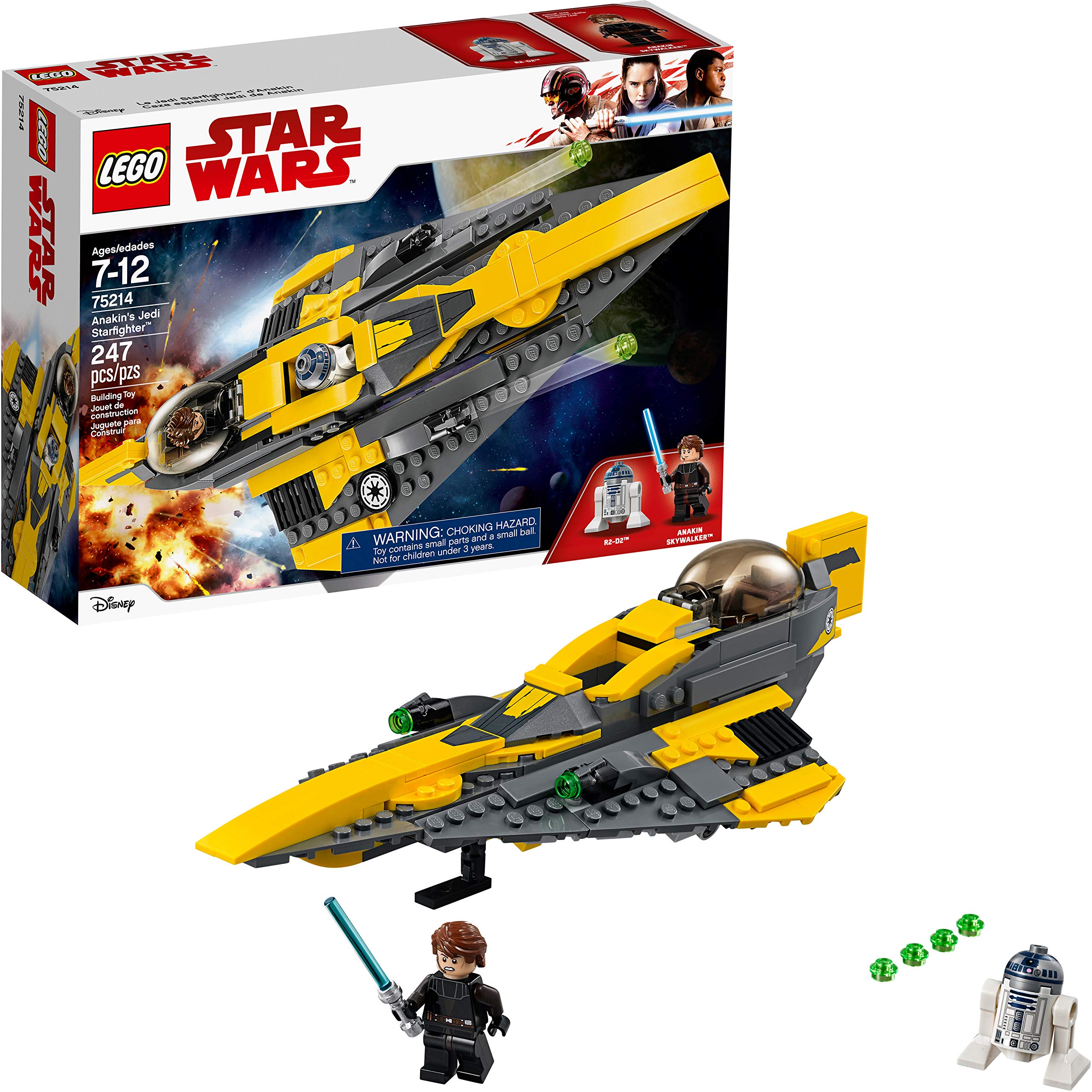 Foto 2 pulgar | Kit De Construcción Lego Star Wars Anakin's Jedi Starfighter 75214 - Venta Internacional.