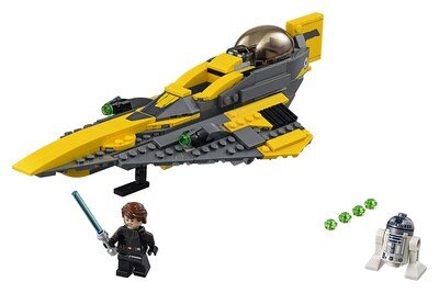 Foto 2 | Kit De Construcción Lego Star Wars Anakin's Jedi Starfighter 75214 - Venta Internacional.