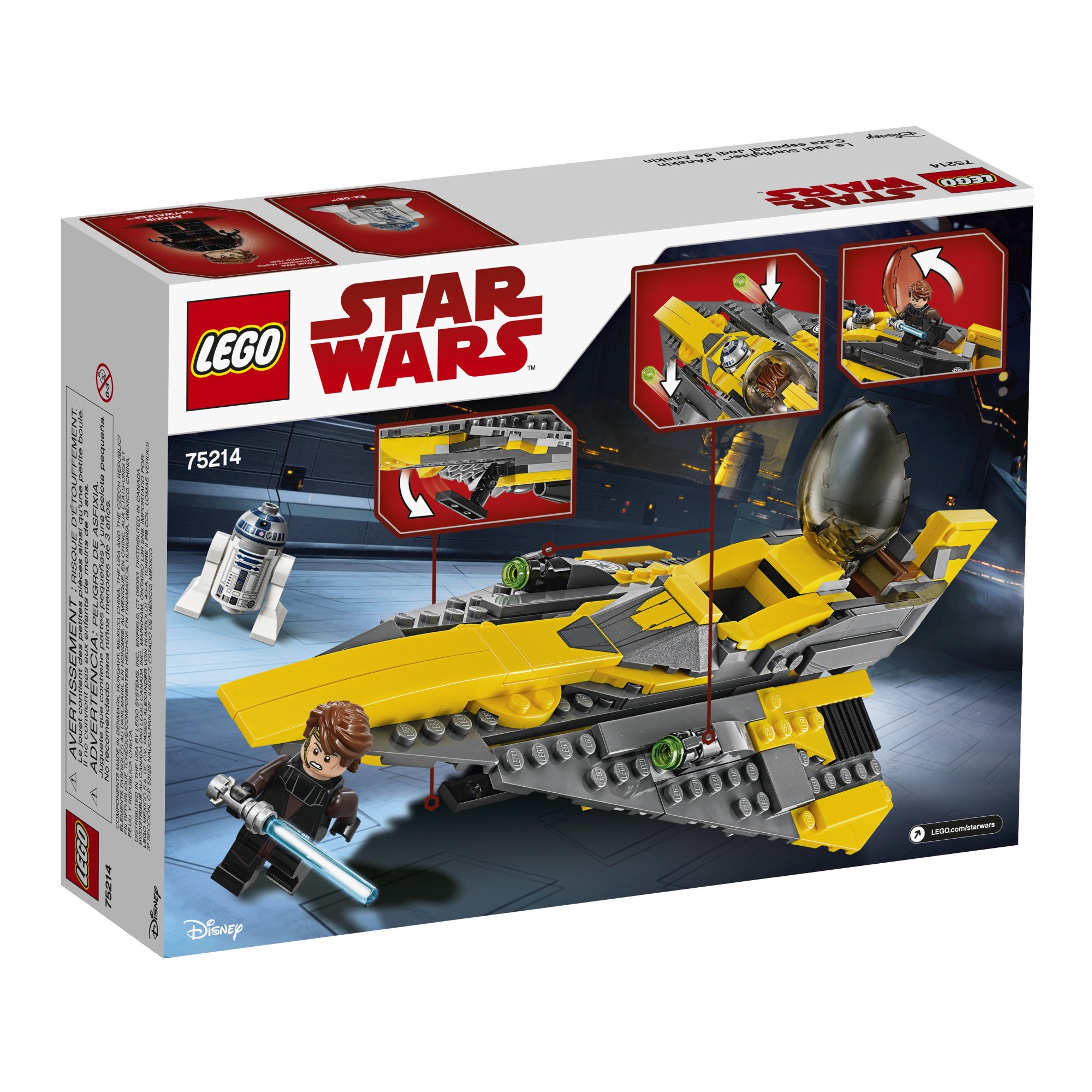 Foto 6 pulgar | Kit De Construcción Lego Star Wars Anakin's Jedi Starfighter 75214 - Venta Internacional.