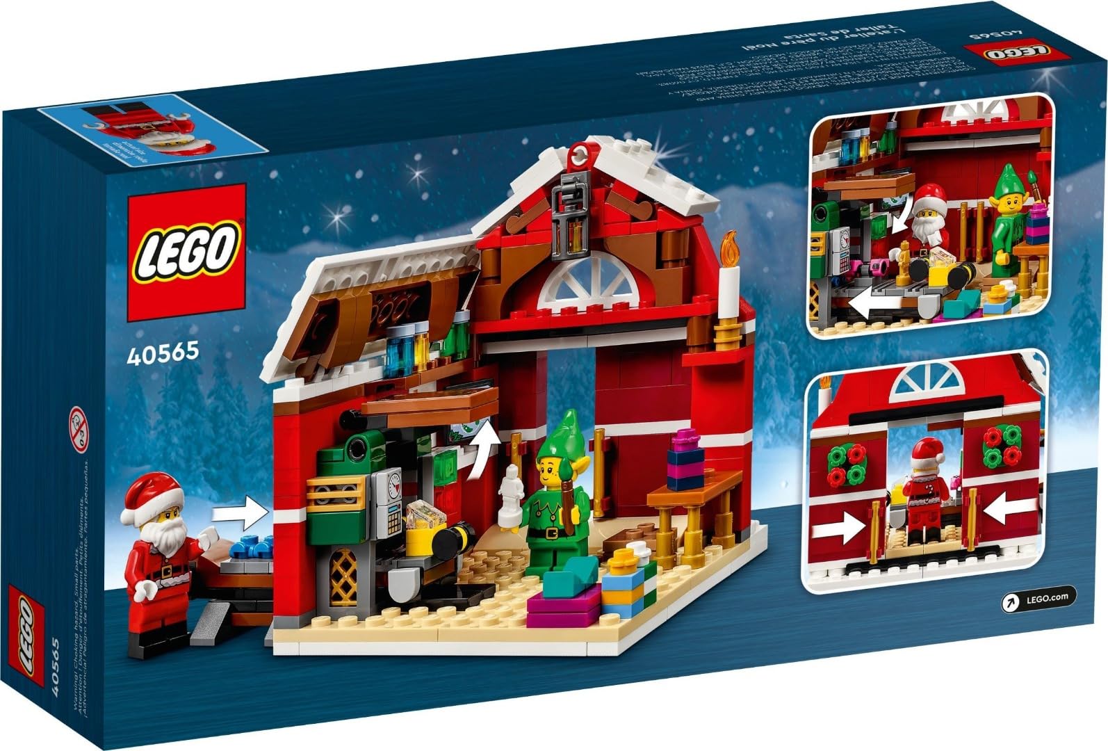 Foto 3 pulgar | Set de Construcción Lego Santa Claus Workshop Edición Limitada 40565 - Venta Internacional