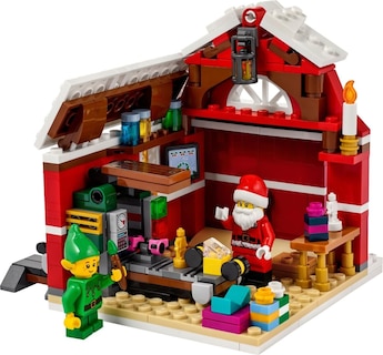 Foto 3 | Set de Construcción Lego Santa Claus Workshop Edición Limitada 40565 - Venta Internacional