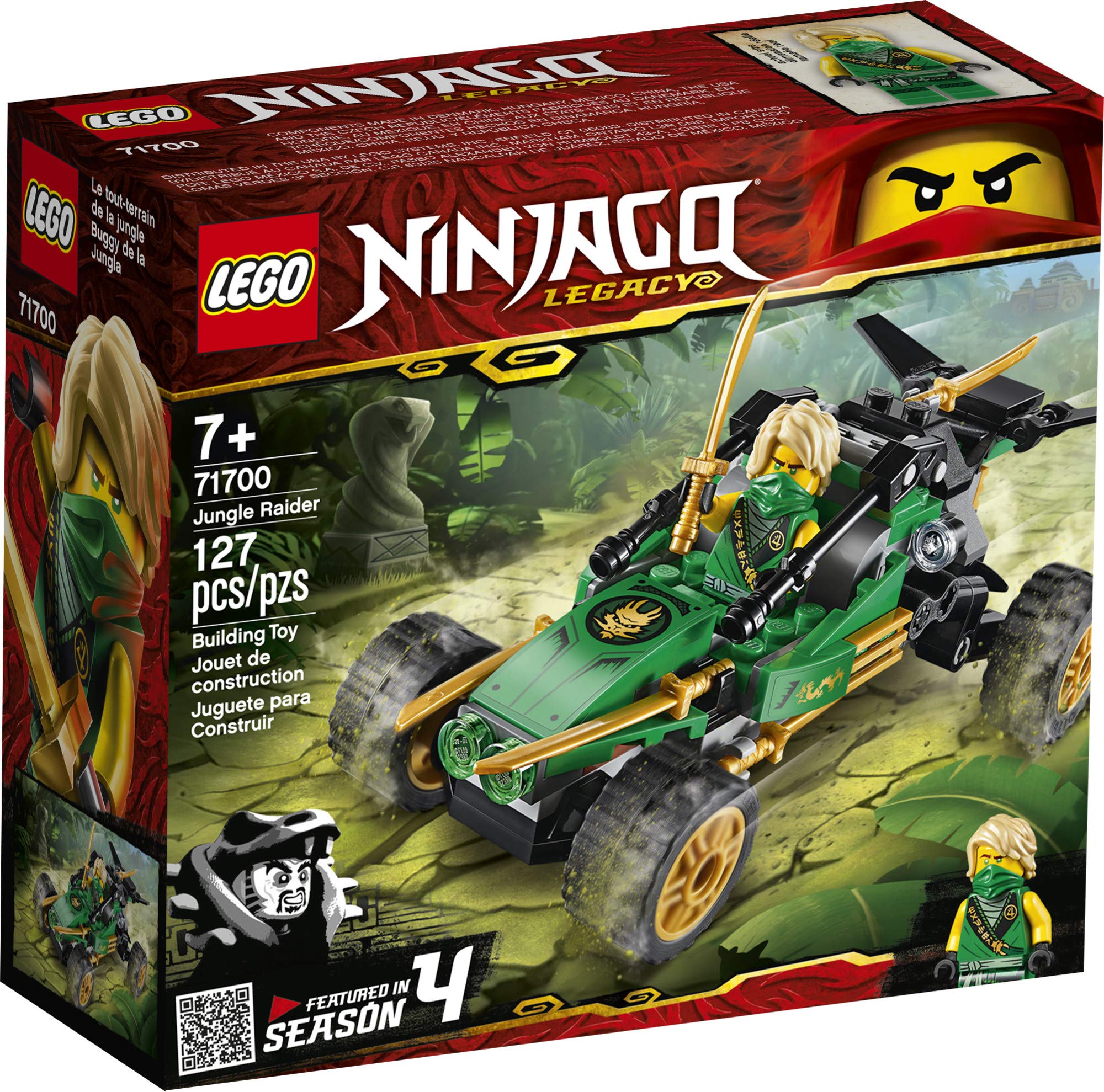 Foto 4 | Kit de Construcción Lego Ninjago Legacy Jungle Raider 71700  - Venta Internacional