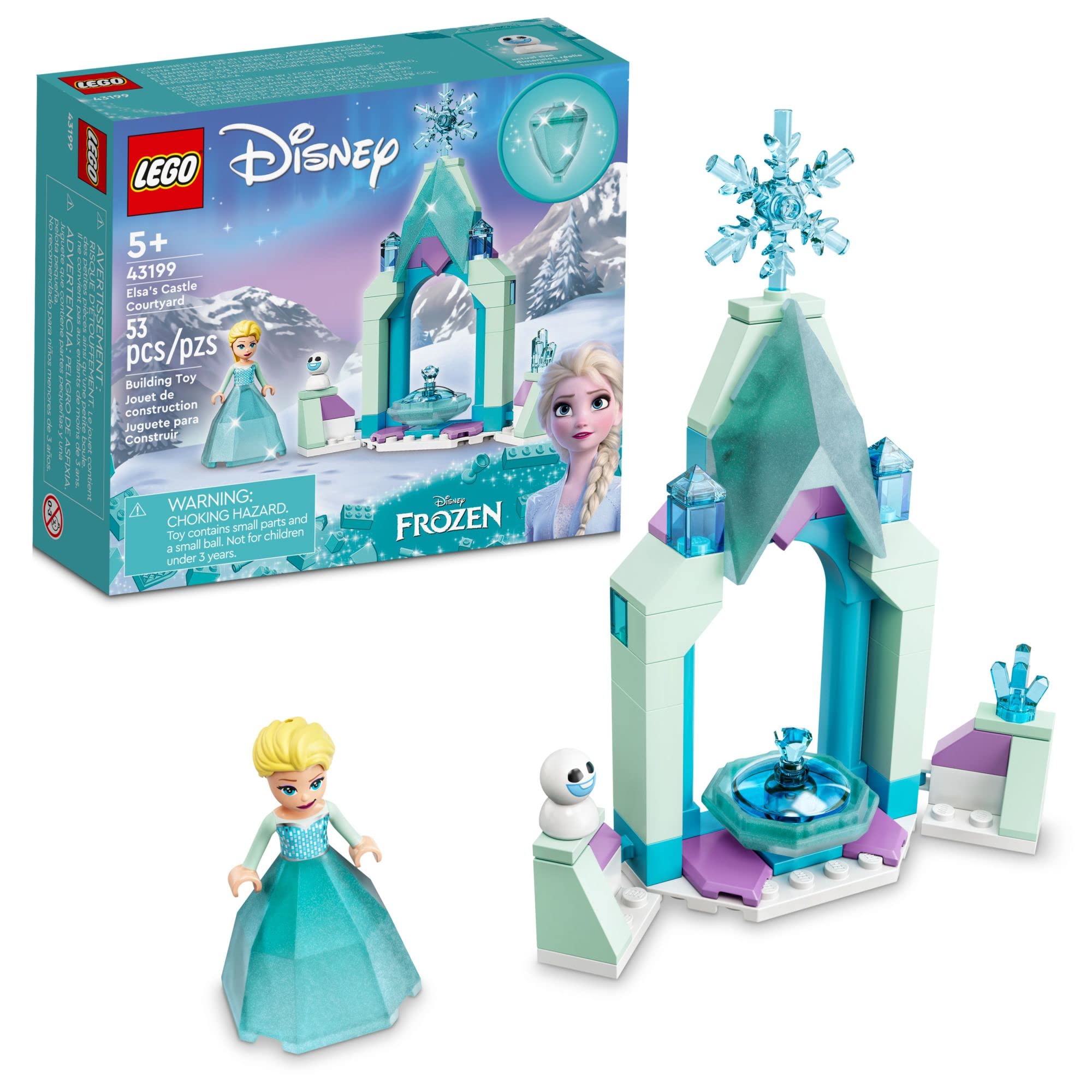 Set De Construcción Lego Disney Elsa's Castle Courtyard 43199 - Venta Internacional.