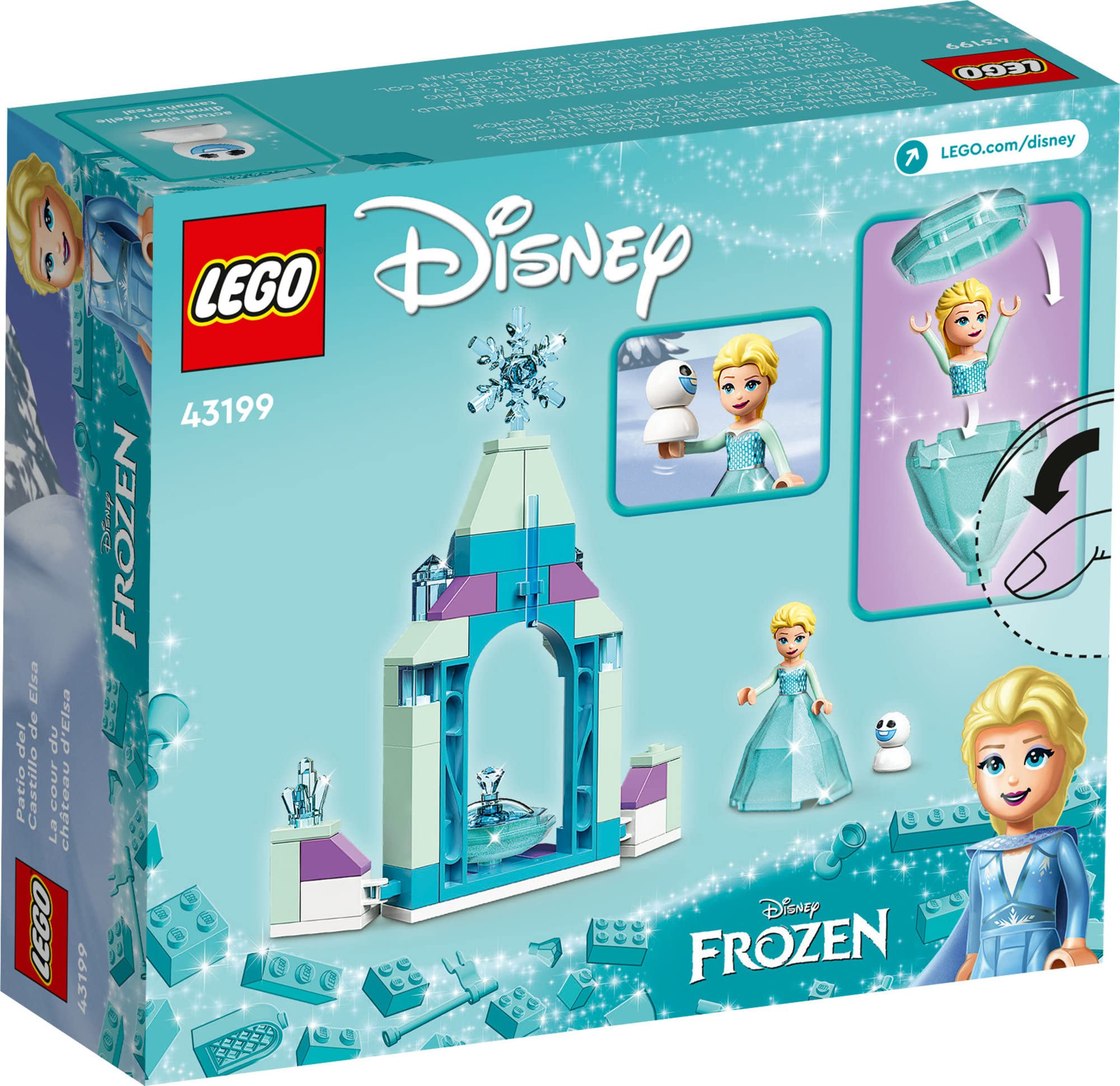 Foto 7 pulgar | Set De Construcción Lego Disney Elsa's Castle Courtyard 43199 - Venta Internacional.