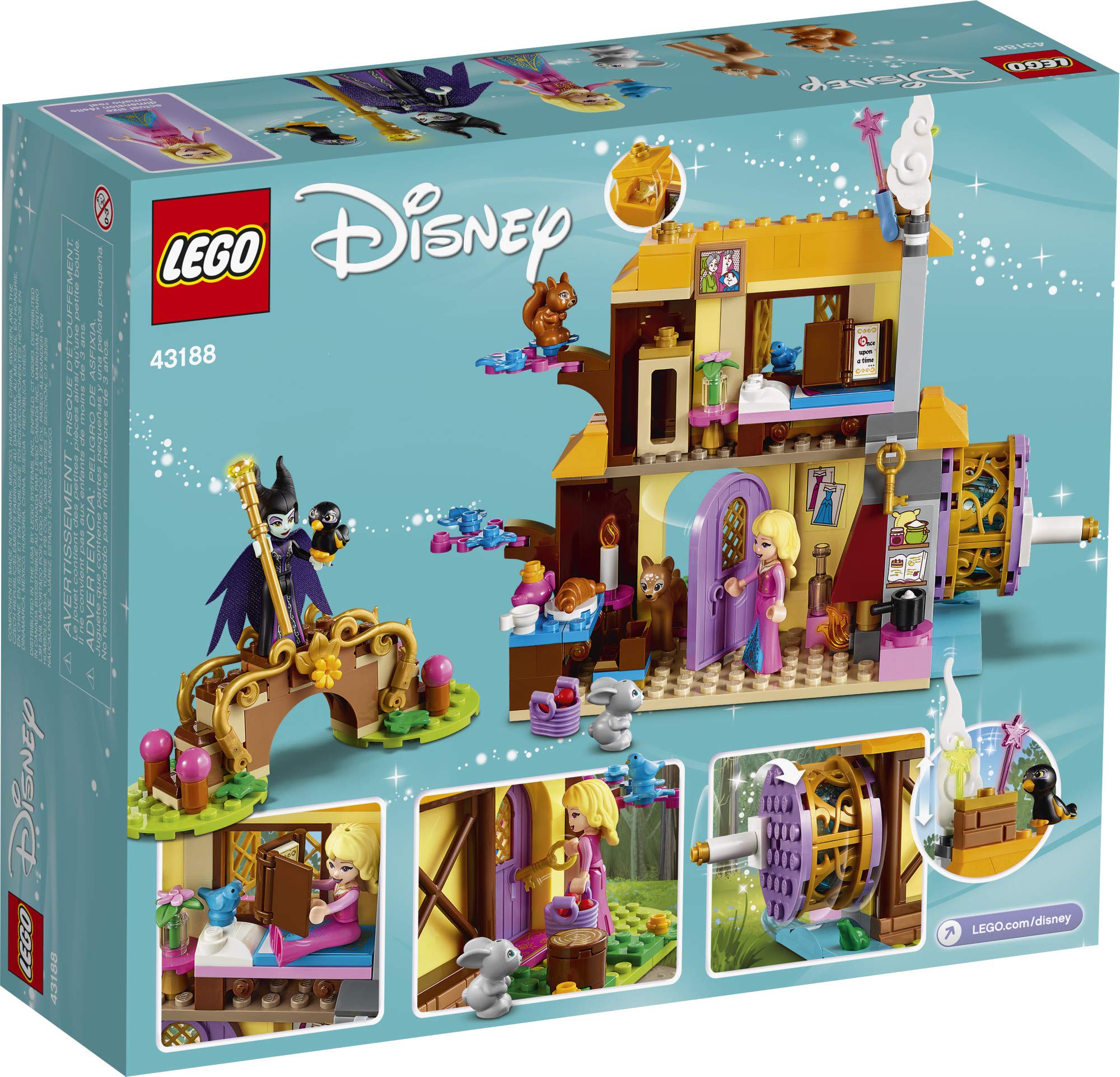Foto 5 | Kit De Construcción Lego Disney Aurora's Forest Cottage 43188 - Venta Internacional.
