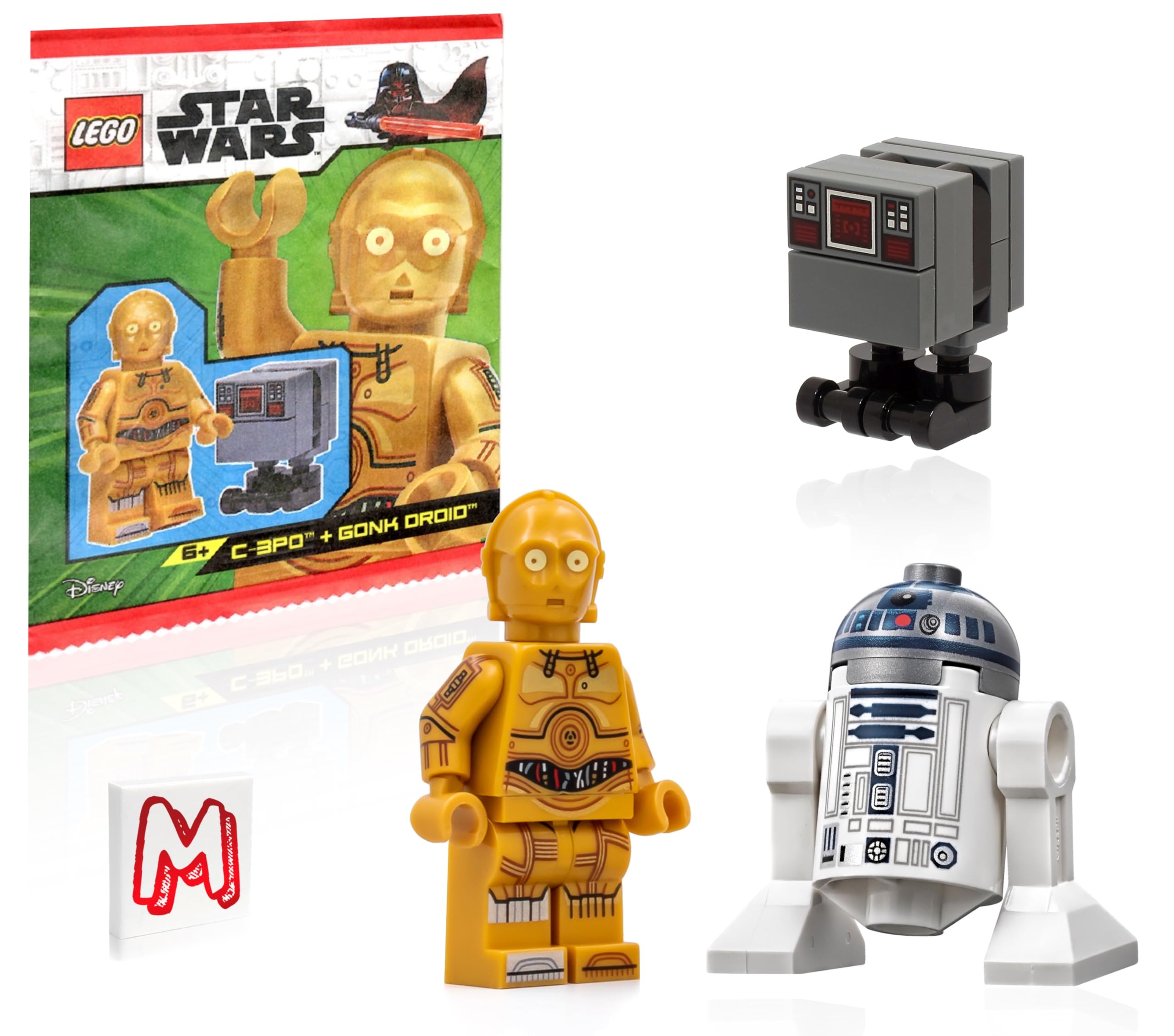 Set de Minifiguras Lego Star Wars R2-d2 C-3po y Gonk Droid - Venta Internacional