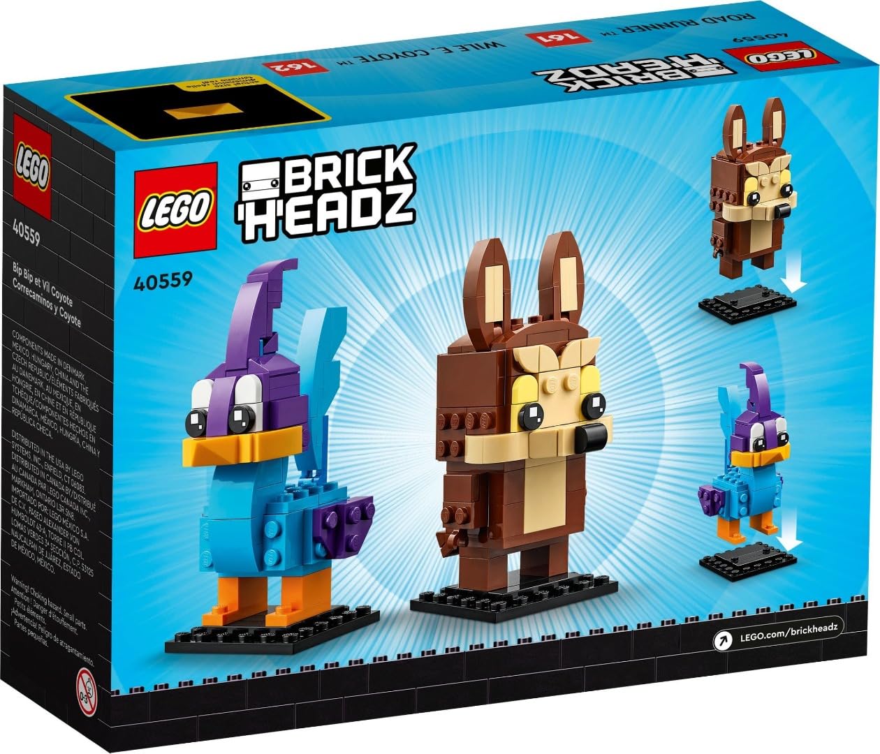 Foto 3 pulgar | Juguete De Construcción Lego Brickheadz 40559 Looney Tunes 10+ Road Run - Venta Internacional.