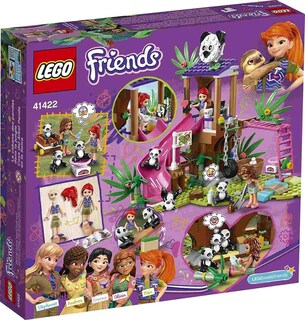 Foto 2 | Juguete de Construcción Lego Friends Panda Jungle Tree House 41422 - Venta Internacional