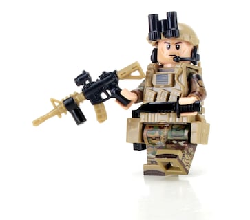 Foto 1 | Minifigura Lego Battle Brick Army Ranger Ocp Sf Soldier - Venta Internacional