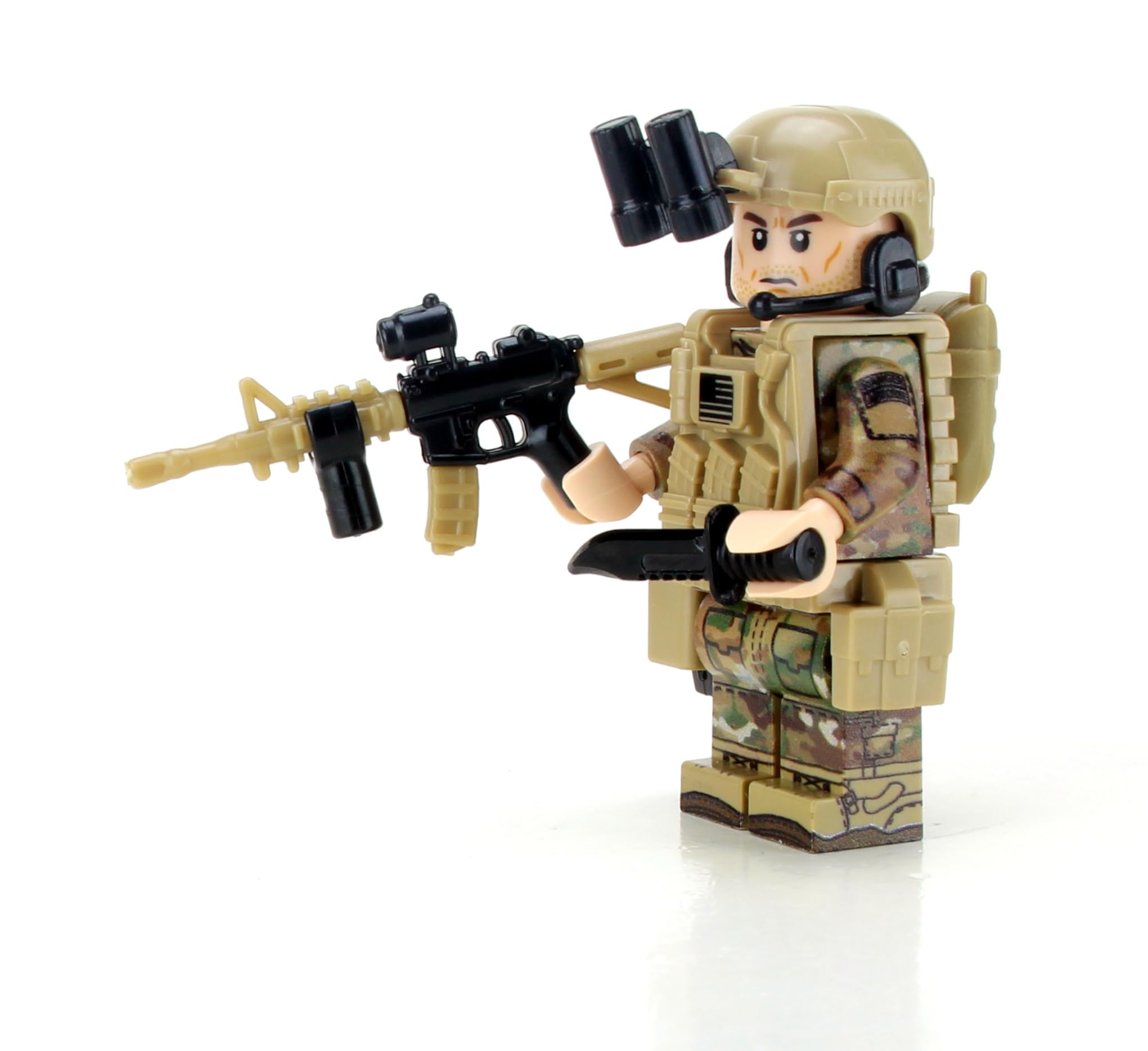 Foto 7 pulgar | Minifigura Lego Battle Brick Army Ranger Ocp Sf Soldier - Venta Internacional