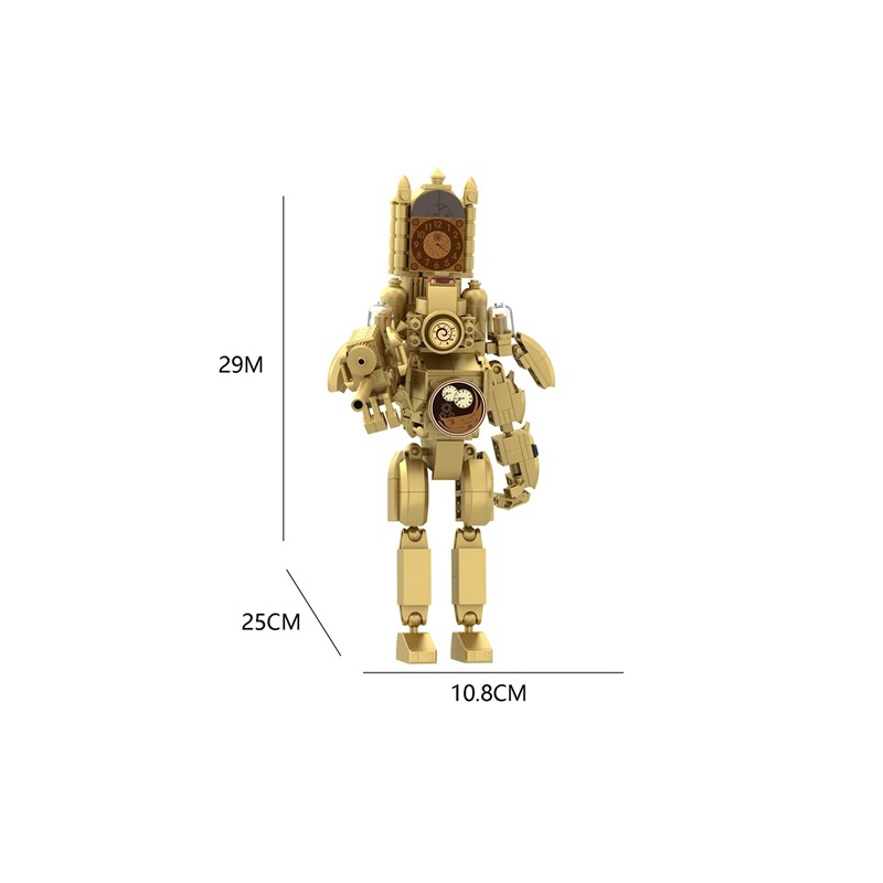Set De Figuras Lego Titan Clockman Giant Blocks 396 Piezas - Venta Internacional.