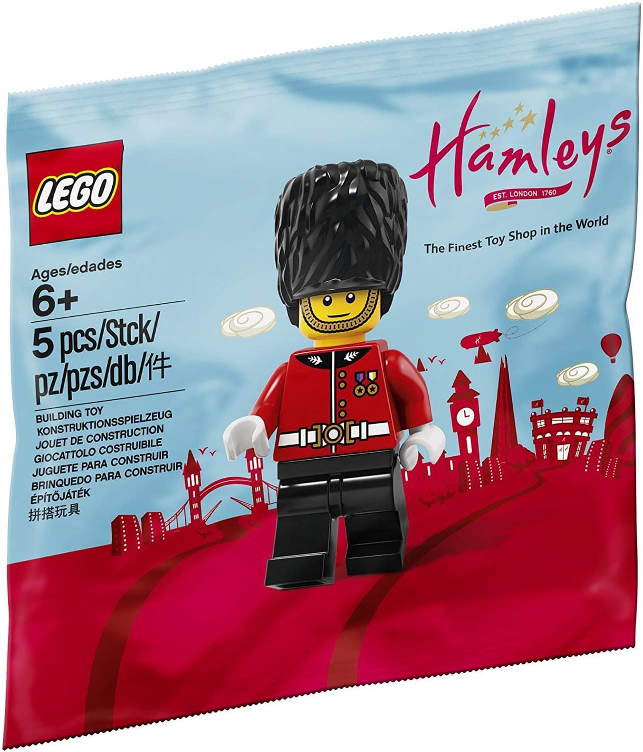 Foto 4 pulgar | Minifigura Lego Exclusives Hamleys Royal Guard De 4 Cm De Altura - Venta Internacional.