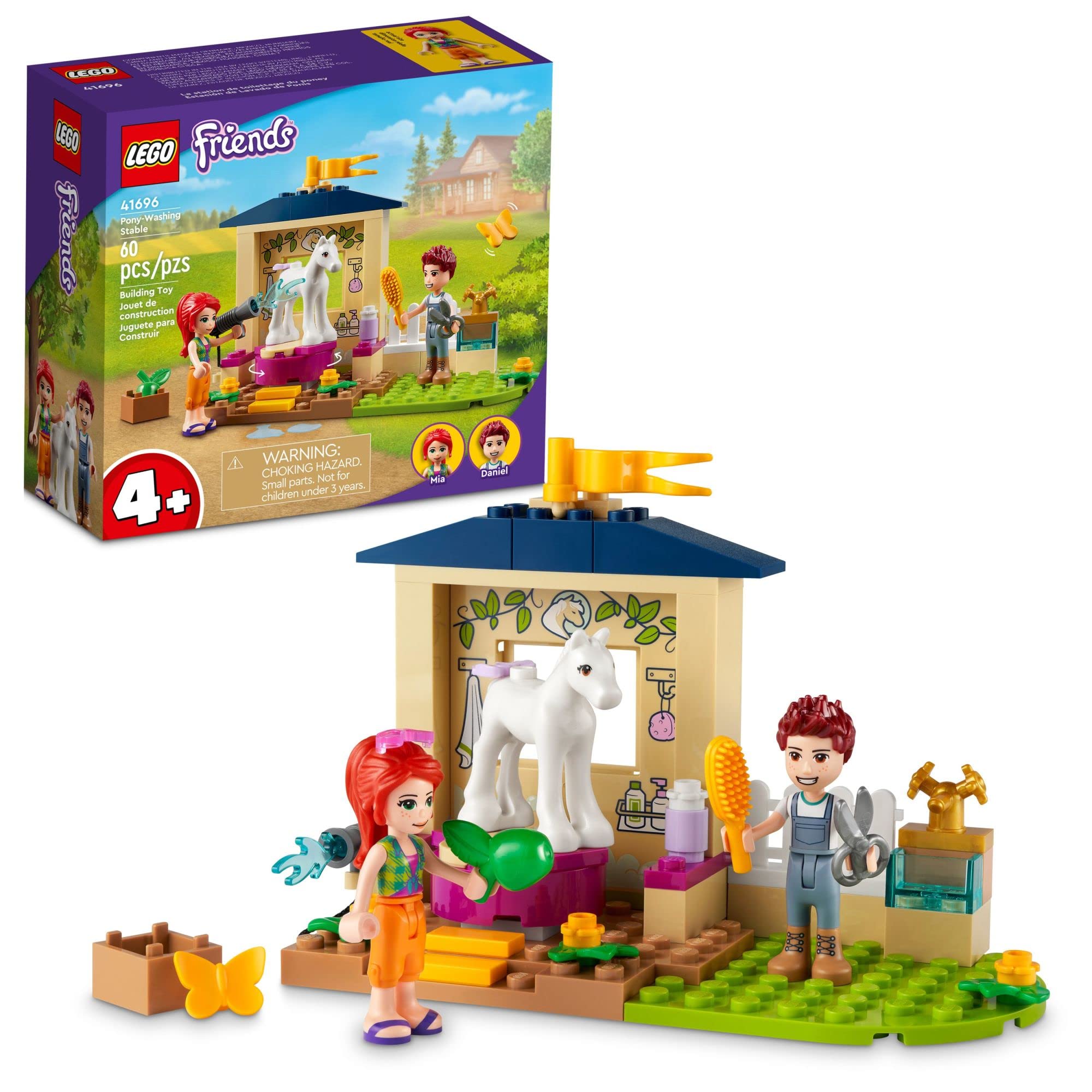 Foto 2 pulgar | Establo Lego Friends 41696 Para Lavar Ponis De Juguete Con Minimuñeca Mia - Venta Internacional.