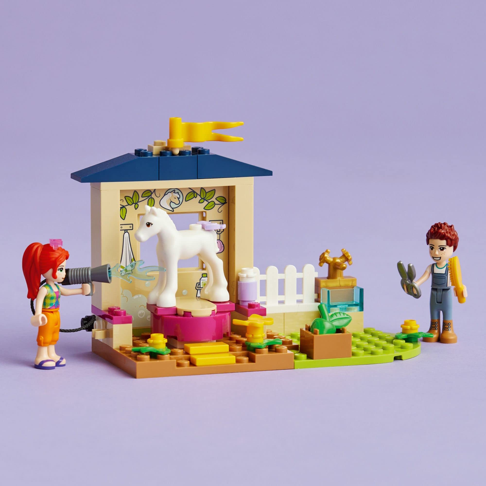 Foto 4 pulgar | Establo Lego Friends 41696 Para Lavar Ponis De Juguete Con Minimuñeca Mia - Venta Internacional.