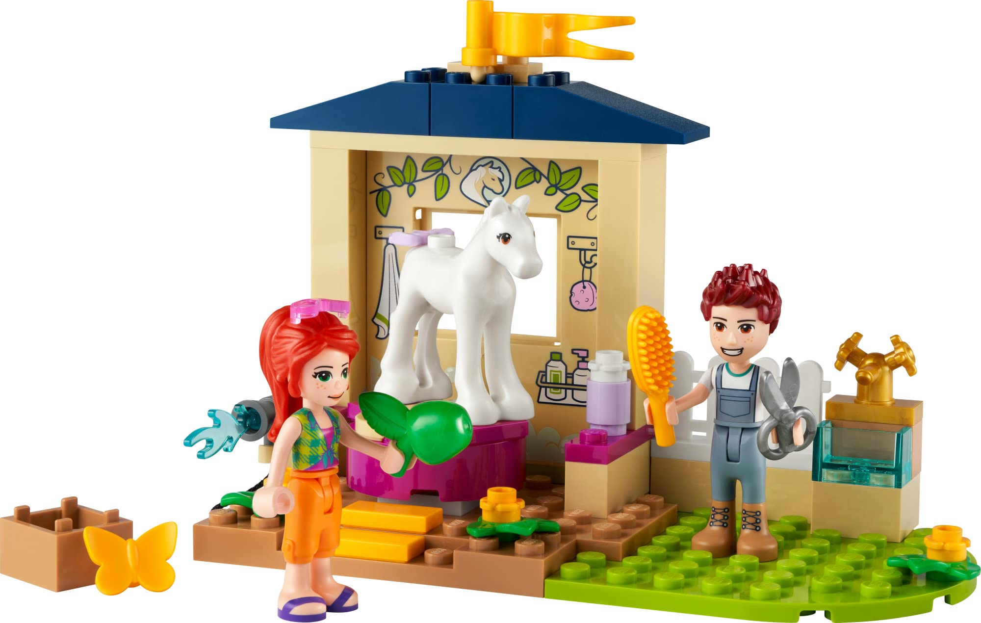 Foto 6 pulgar | Establo Lego Friends 41696 Para Lavar Ponis De Juguete Con Minimuñeca Mia - Venta Internacional.