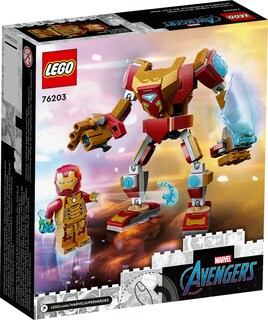 Foto 4 | Kit De Construcción Lego Marvel Iron Man Mech Armor 76203 Para Mayores De 7 Años - Venta Internacional.