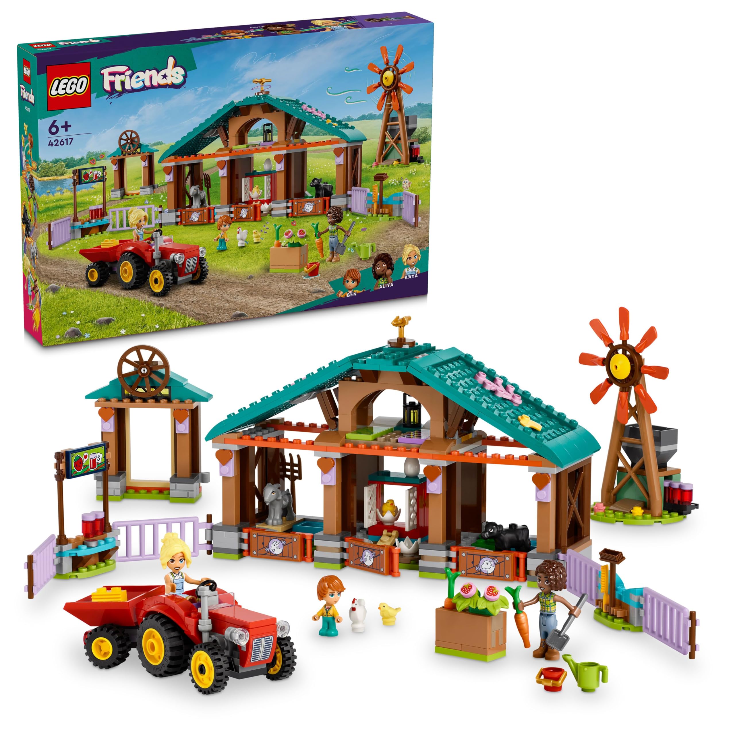 Juguete De Construcción Lego Friends: El Santuario De Los Animales De Granja - Venta Internacional.