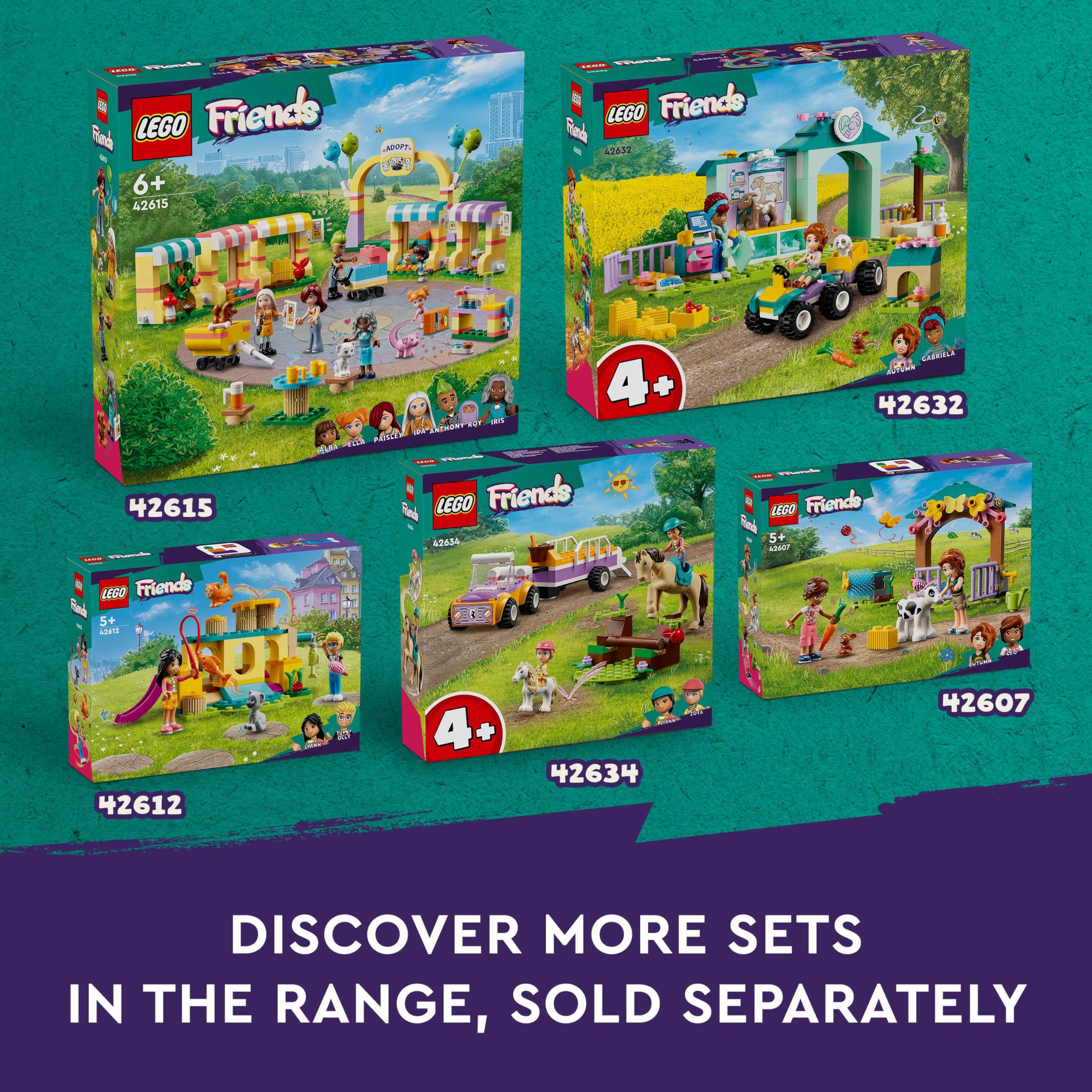 Foto 5 | Juguete De Construcción Lego Friends: El Santuario De Los Animales De Granja - Venta Internacional.