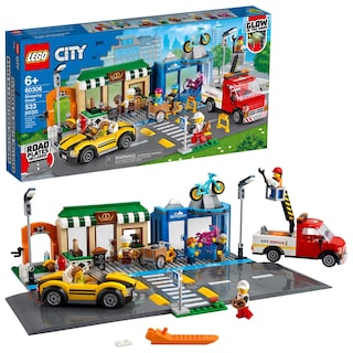 Foto 1 | Kit de Construcción Lego City Shopping Street 60306 533 Piezas - Venta Internacional
