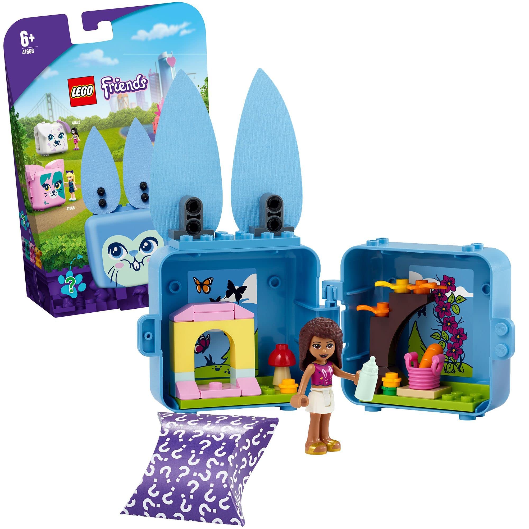 Foto 2 pulgar | Cubo De Conejo Andrea De Toy Lego Friends 41666 Con 45 Piezas - Venta Internacional.