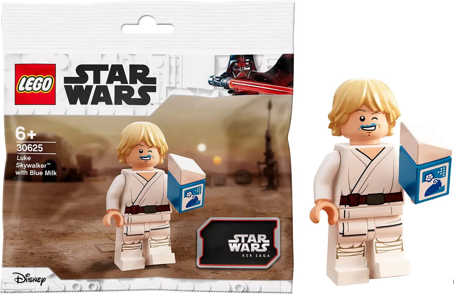 Minifigura Lego Luke Skywalker Blue Milk 30625 - Venta Internacional