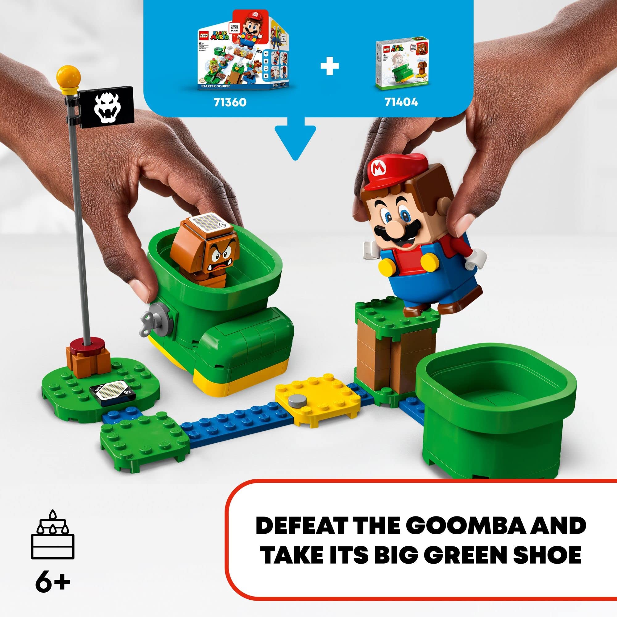 Foto 3 | Lego Super Mario Goomba's Shoe 71404 Kids - Venta Internacional