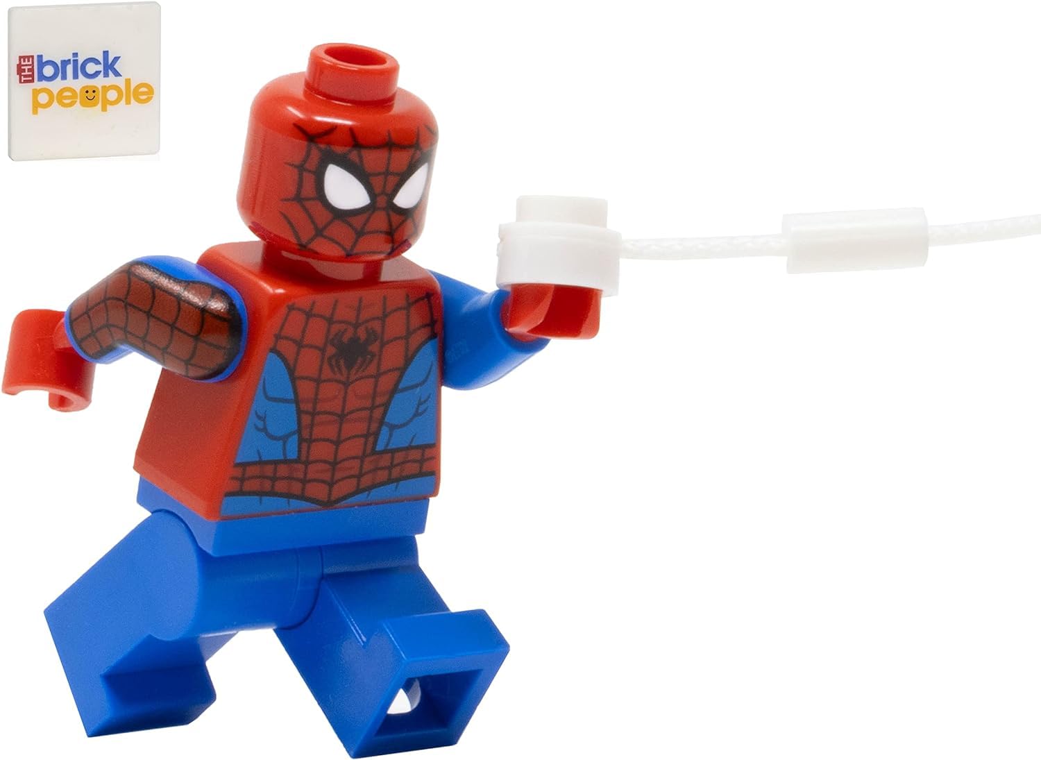 Figura Minifigura Lego Superheroes Spider-man Con Telaraña De 5 Cm De Altura - Venta Internacional.