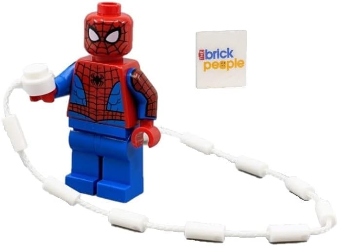 Foto 4 pulgar | Figura Minifigura Lego Superheroes Spider-man Con Telaraña De 5 Cm De Altura - Venta Internacional.