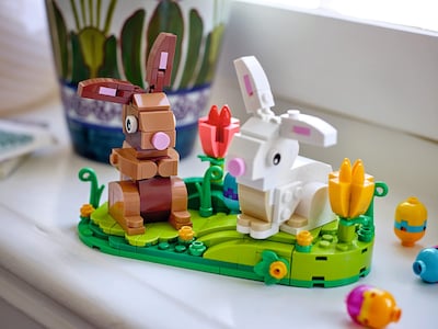 Foto 3 | Set De Juguetes De Construcción Lego Easter Rabbits Display 40523 - Venta Internacional.