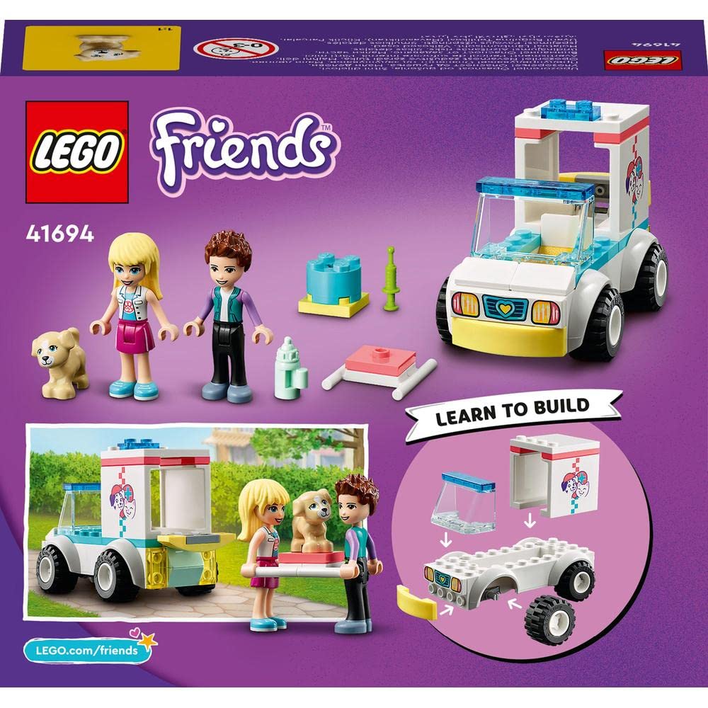 Foto 7 pulgar | Ambulancia 41694 De Juguete Lego Friends Animal Clinic Para Niños Mayores De 4 Años - Venta Internacional.