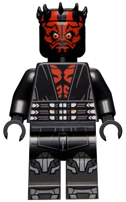 Foto 6 pulgar | Minifigura Lego Star Wars Darth Maul Con Armadura Plateada Metalizada - Venta Internacional.