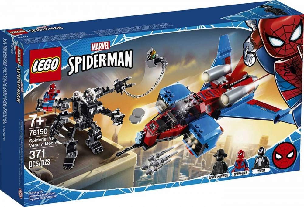 Foto 2 pulgar | Juguete de Construcción Lego Marvel Spider-Man Spider-Jet vs Venom Mech 76150 371 piezas - Venta Internacional