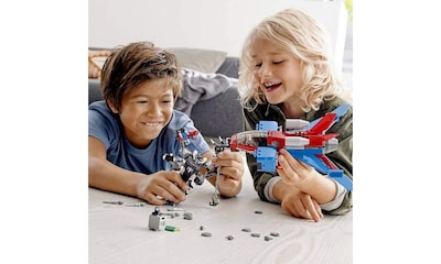 Foto 5 | Juguete de Construcción Lego Marvel Spider-Man Spider-Jet vs Venom Mech 76150 371 piezas - Venta Internacional