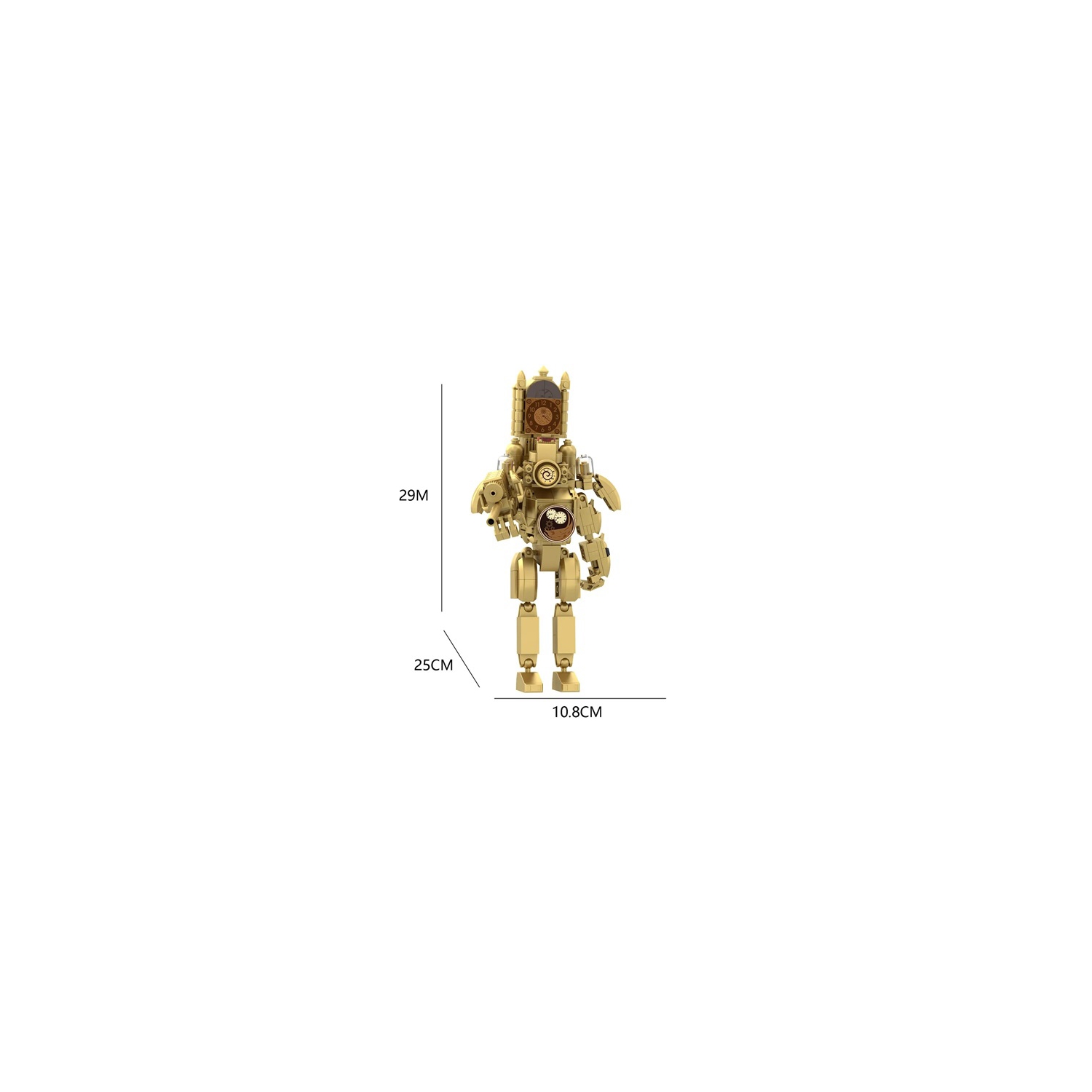 Foto 4 pulgar | Set de Figura Lego Titan Clockman Giant Blocks 396 Piezas - Venta Internacional