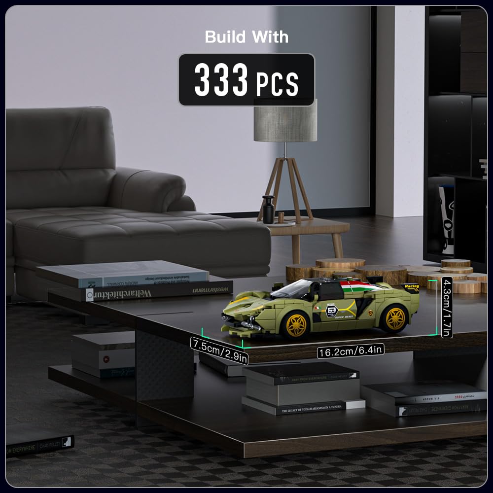 Foto 4 pulgar | Molde Para Juguetes De Construcción King Speed Champions Lambo Sina 333 Piezas - Venta Internacional.