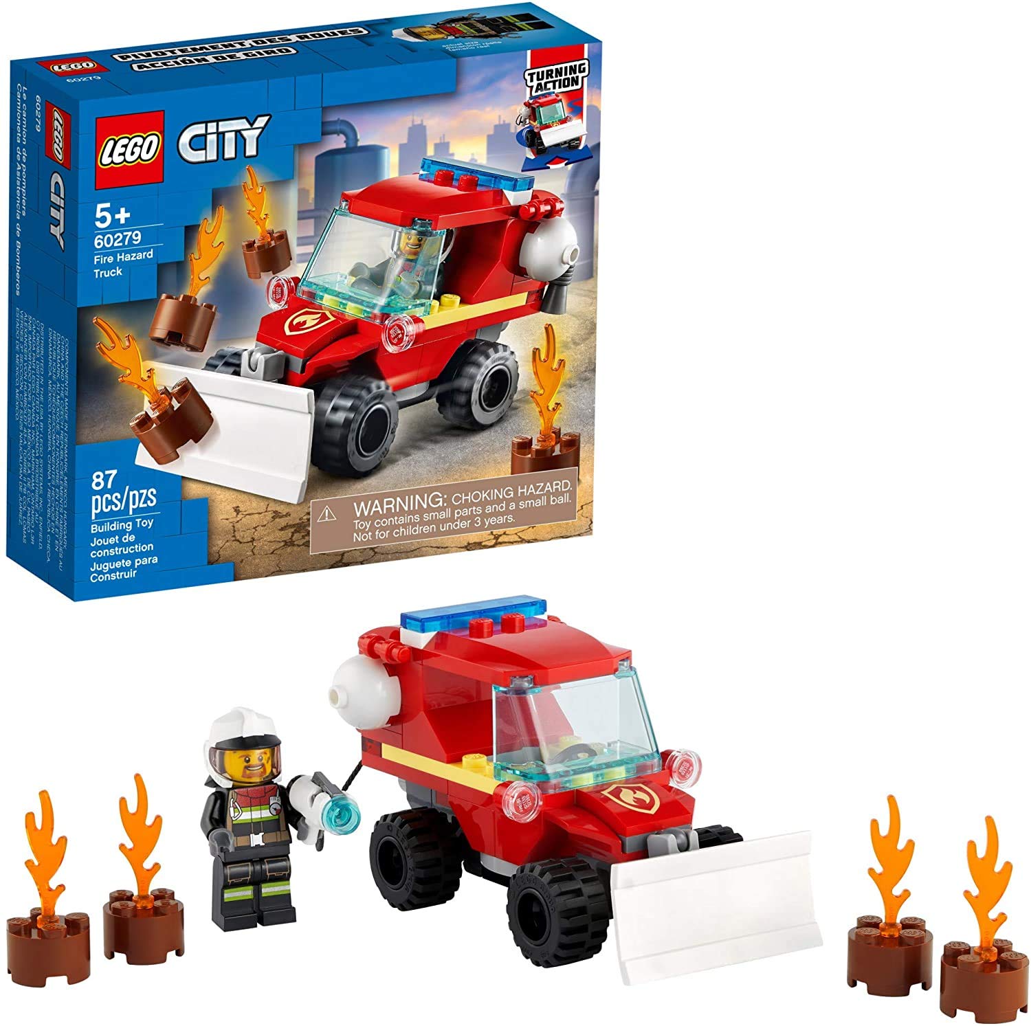 Foto 3 pulgar | Kit De Construcción Lego City Fire Hazard Truck 60279 (87 Piezas) - Venta Internacional.