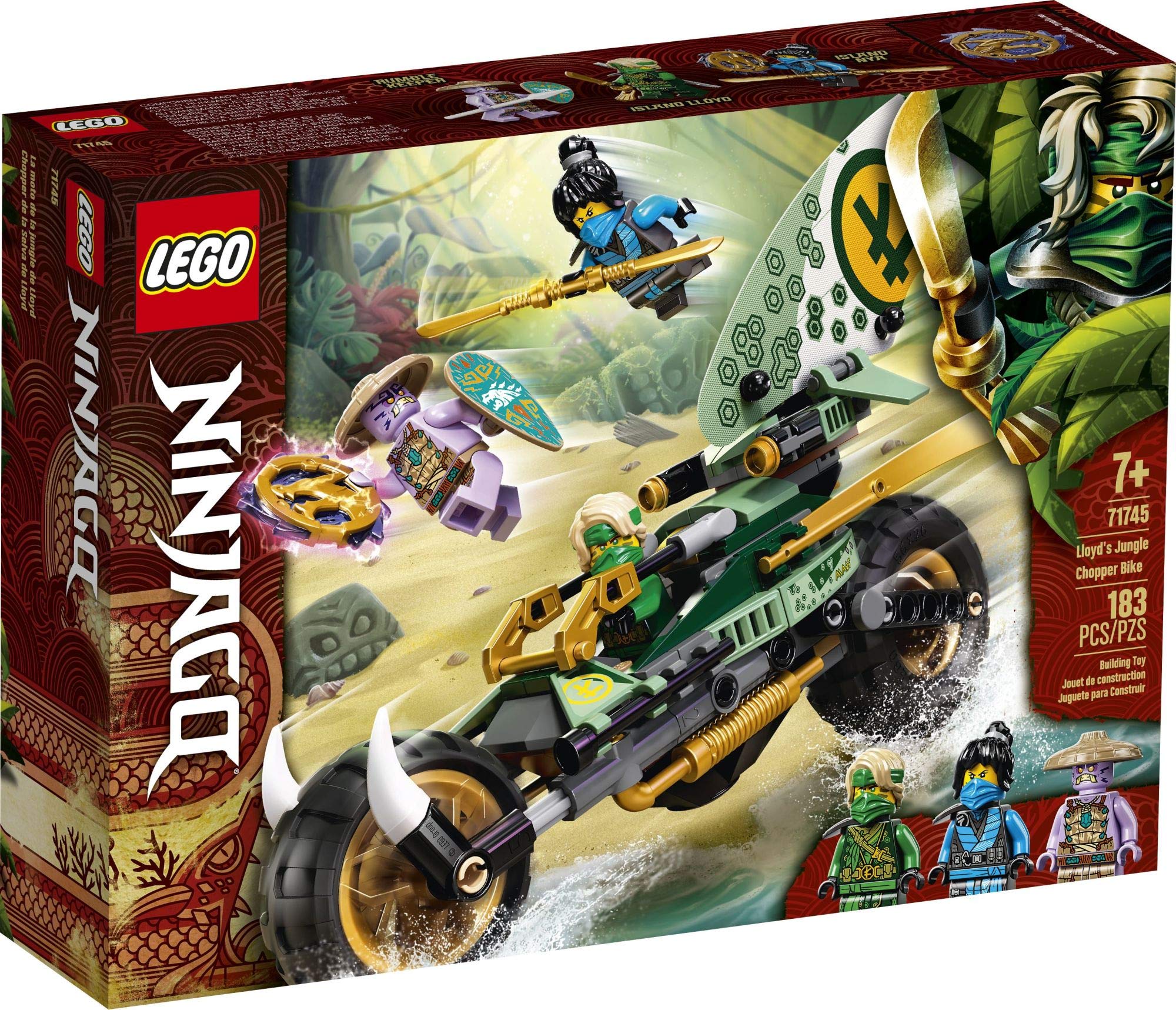 Foto 5 pulgar | Kit De Construcción Lego Ninjago Lloyd's Jungle Chopper Bike 71745 - Venta Internacional.