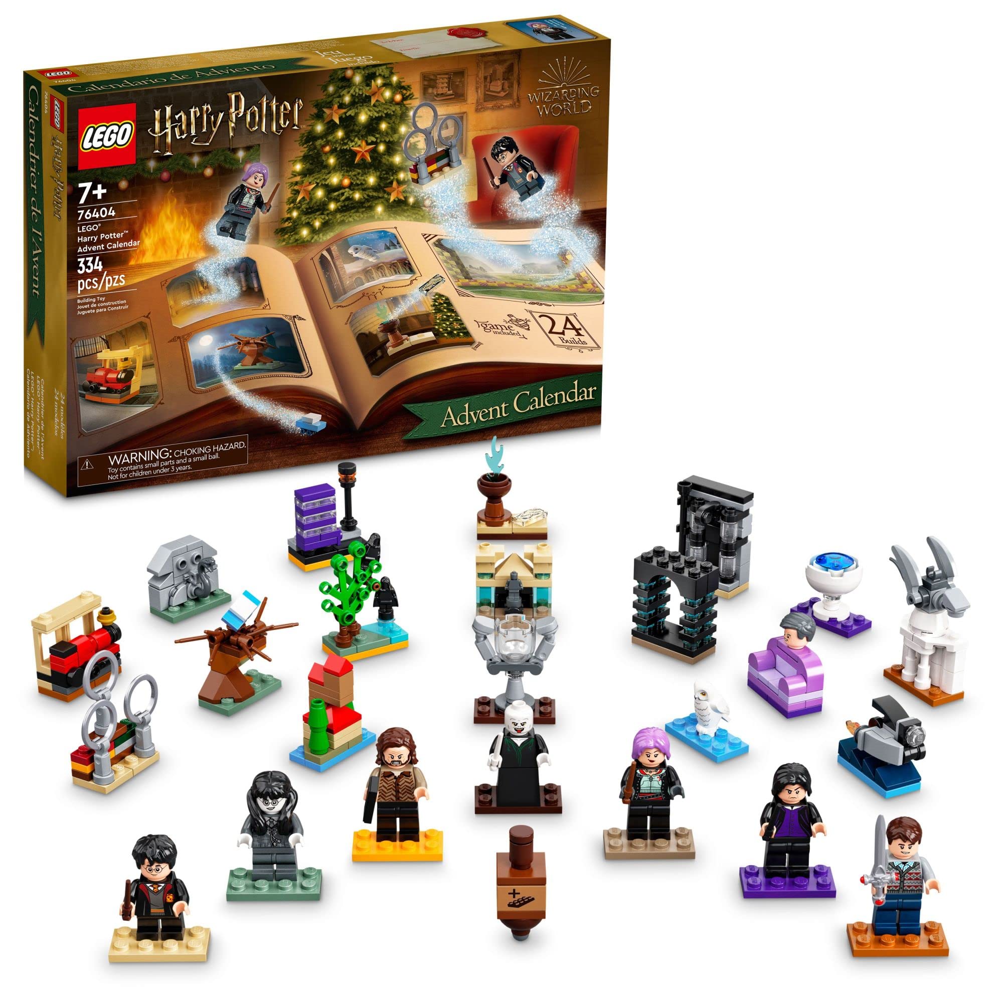 Foto 2 pulgar | Calendario De Adviento Lego Harry Potter 2022 76404 334 Piezas 7+ - Venta Internacional.