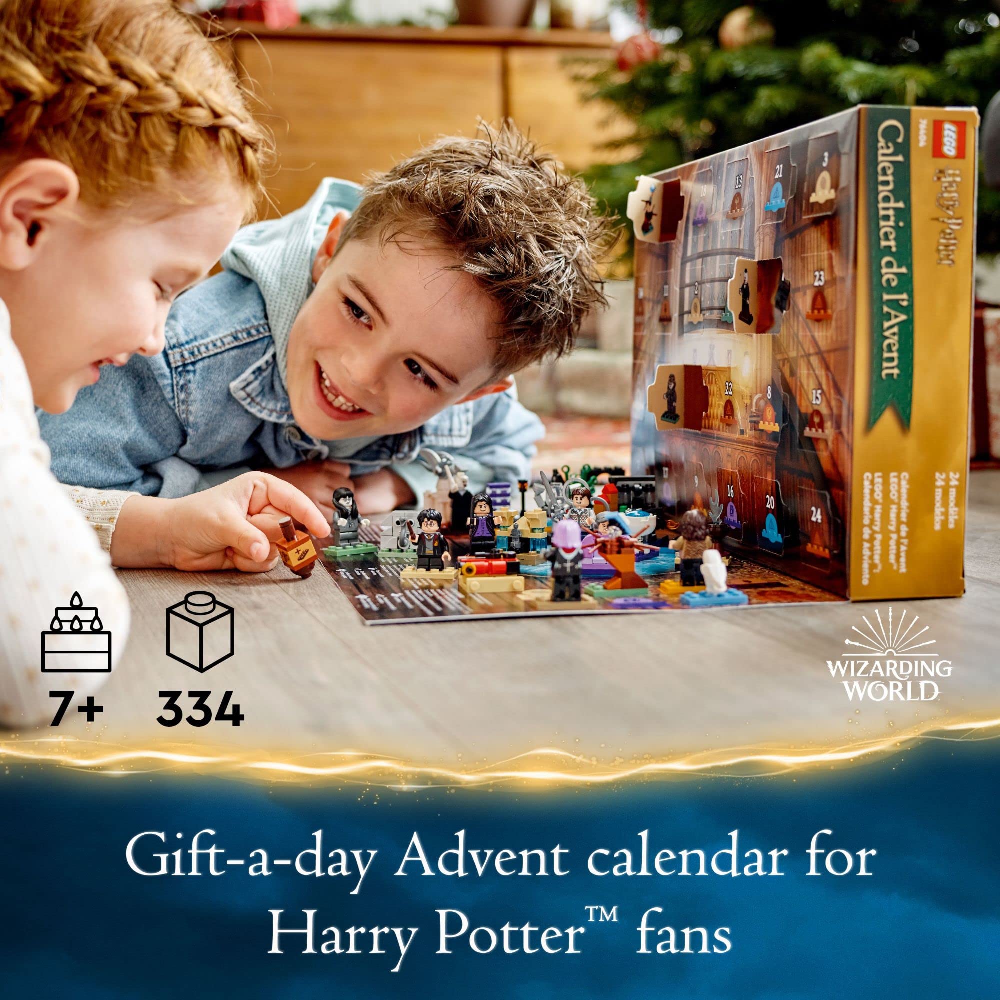 Foto 3 pulgar | Calendario De Adviento Lego Harry Potter 2022 76404 334 Piezas 7+ - Venta Internacional.