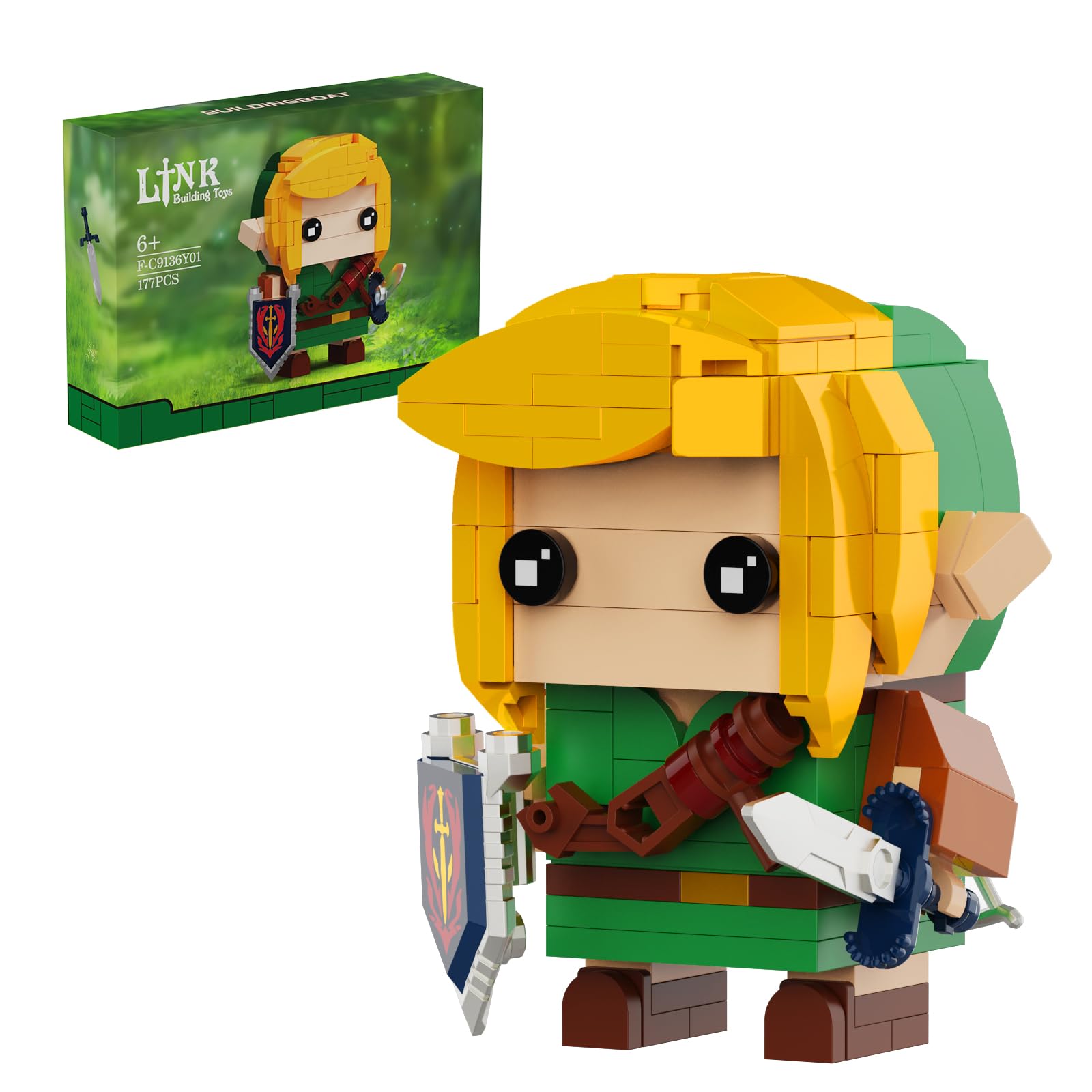 Set de Construcción Buildingboat Link Con Master Sword, 177 Piezas - Venta Internacional