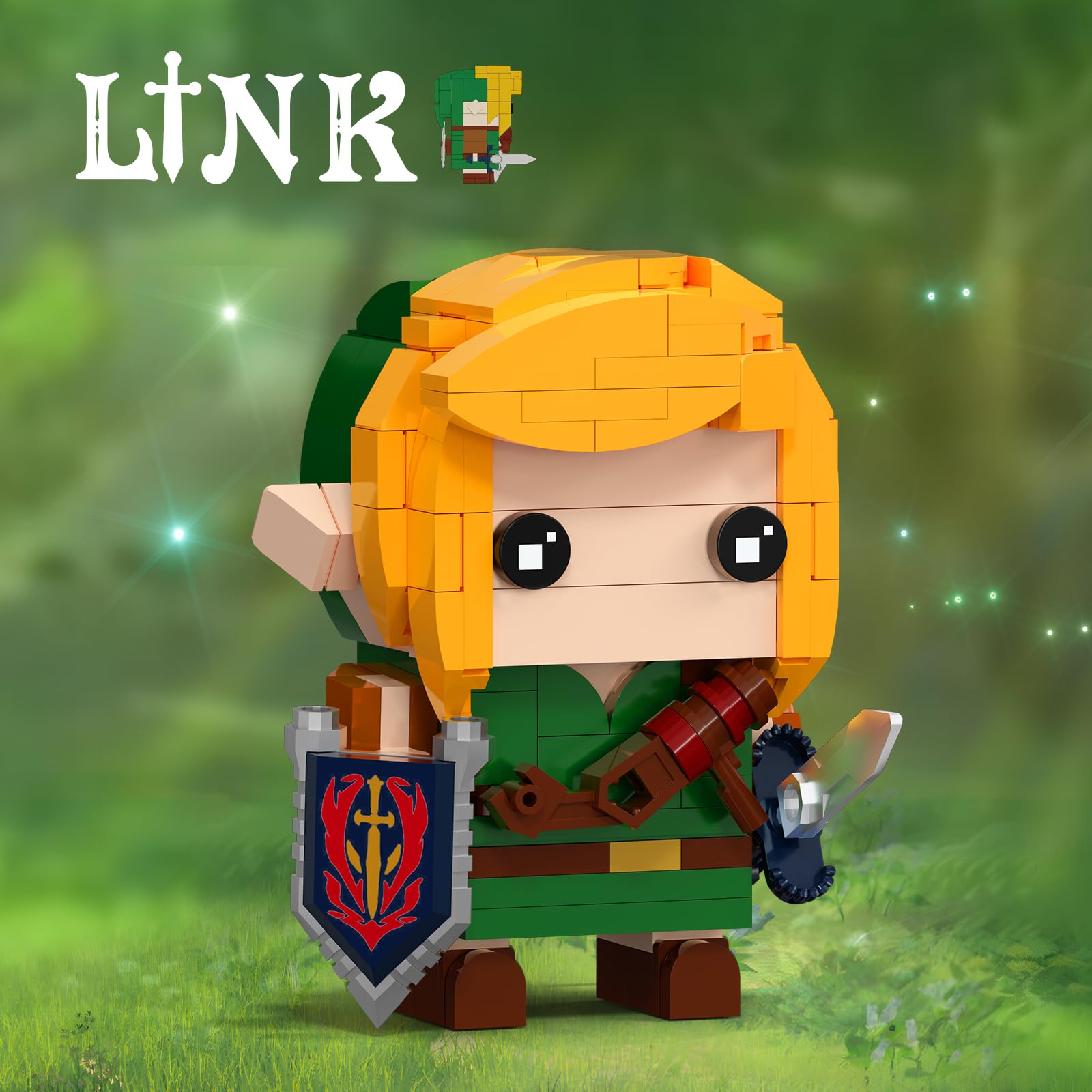 Foto 3 pulgar | Set de Construcción Buildingboat Link Con Master Sword, 177 Piezas - Venta Internacional