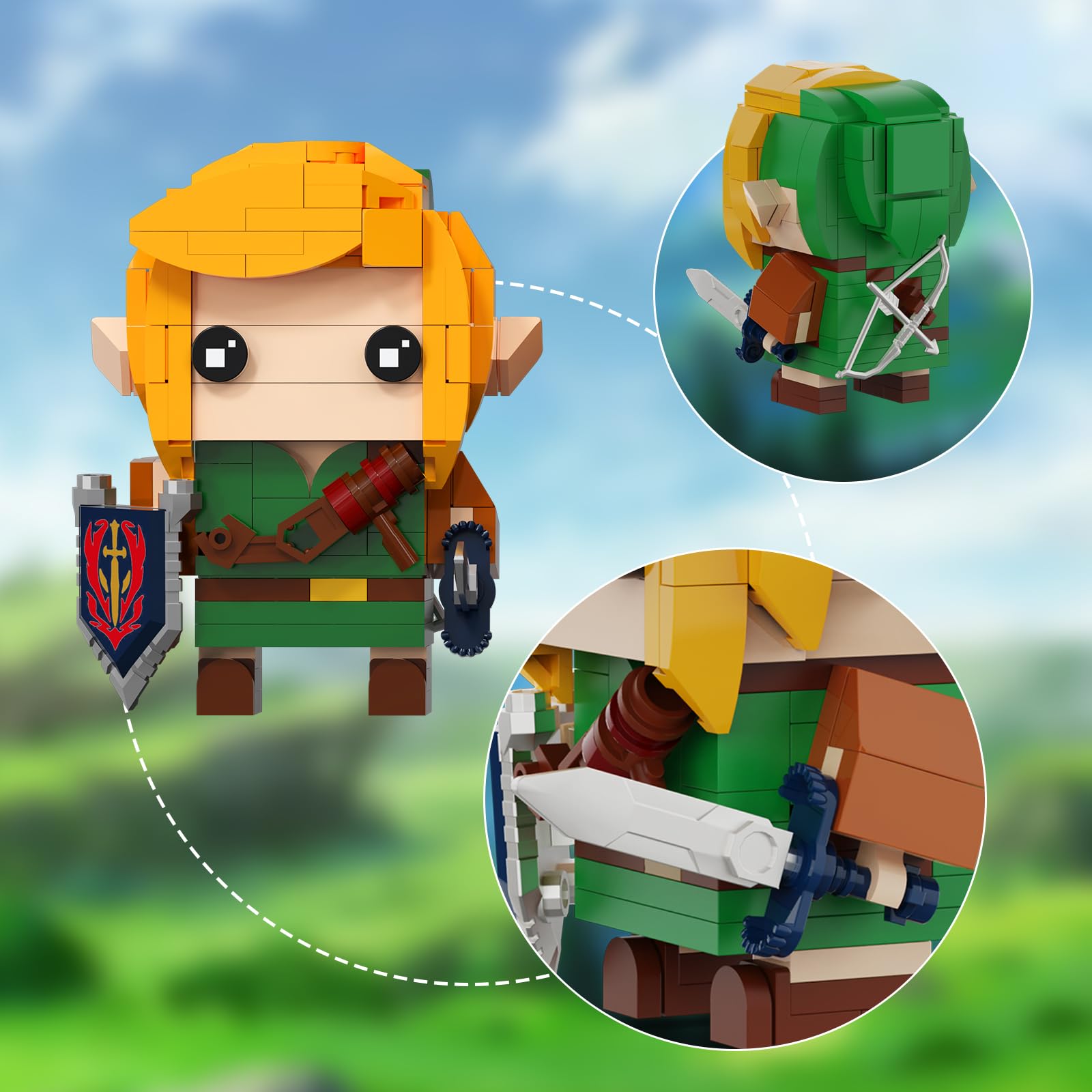 Foto 5 pulgar | Set de Construcción Buildingboat Link Con Master Sword, 177 Piezas - Venta Internacional