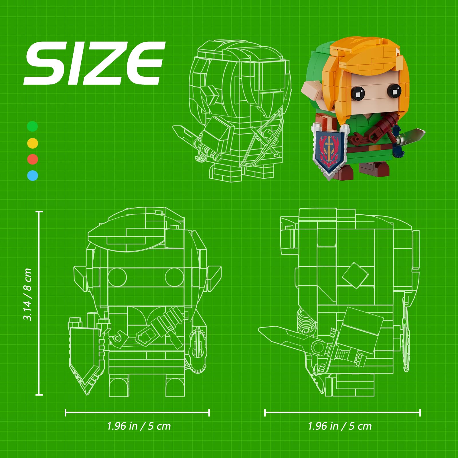 Foto 8 pulgar | Set de Construcción Buildingboat Link Con Master Sword, 177 Piezas - Venta Internacional