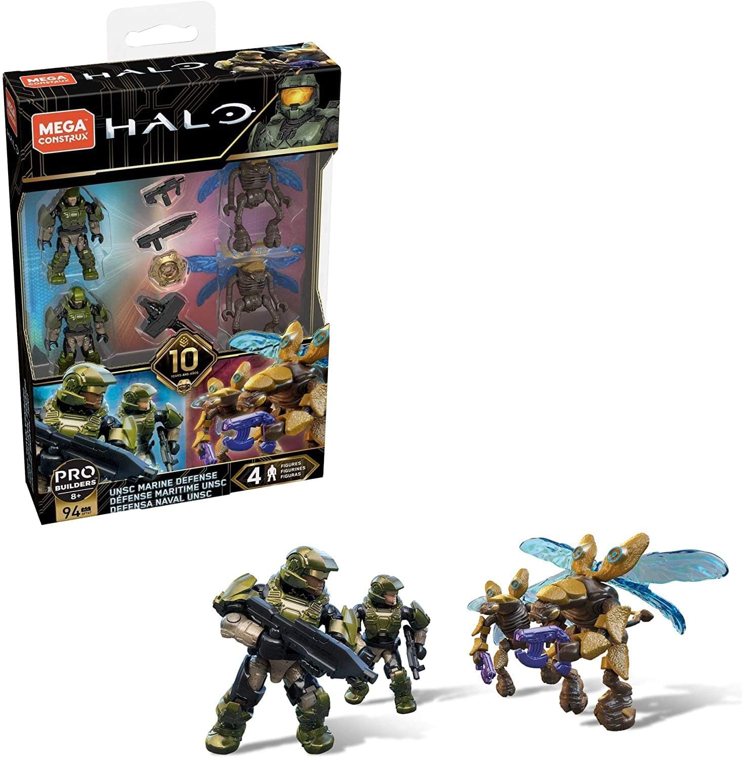 Set De Construcción Mega Construx Halo Unsc Marine Defense - Venta Internacional.